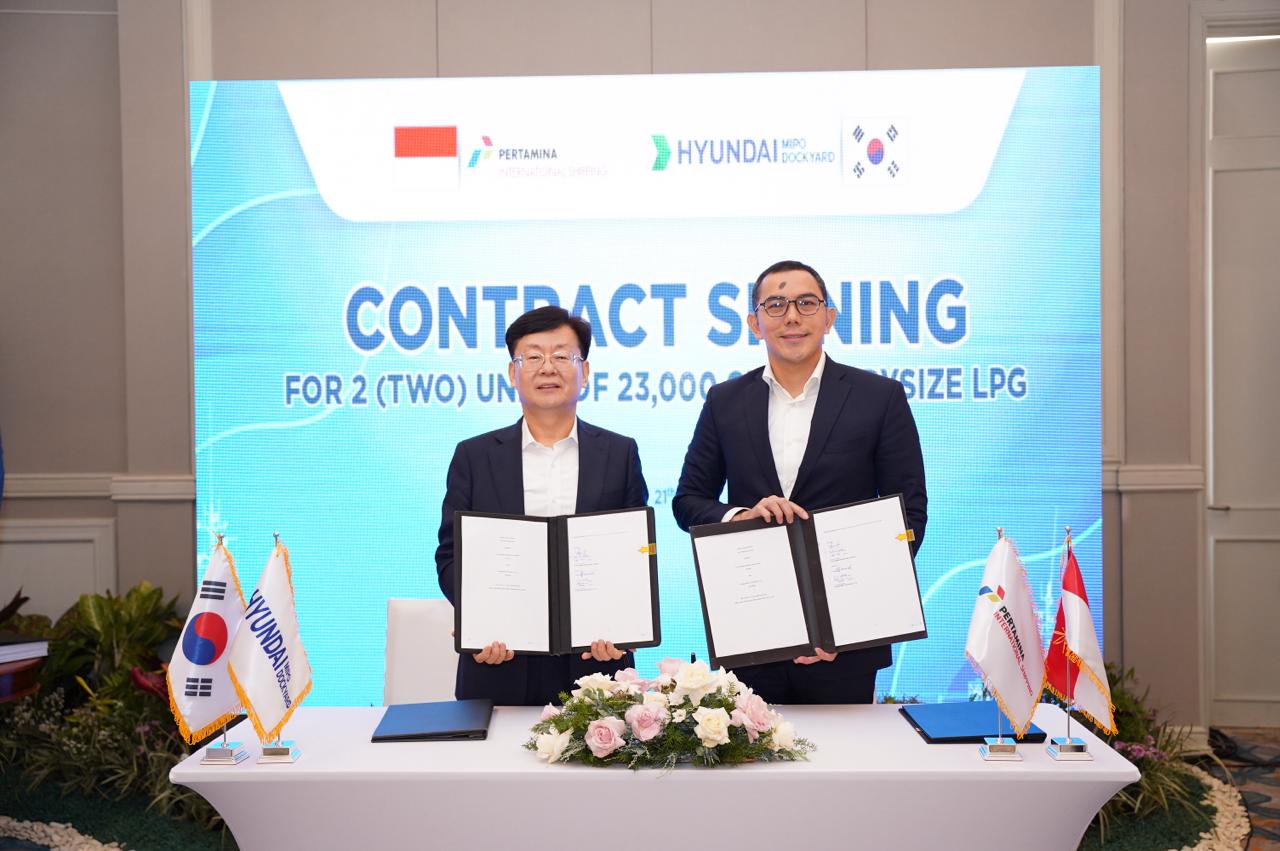 Pertamina International lines up handysize LPG tanker orders at Hyundai Mipo
