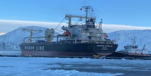 Cargo Ship departs in Alaska After Lithium-Ion Battery Fire
