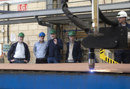 Gondan starts steel-cutting for new USV for major industry alliance