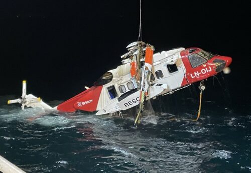 Helicopter Wreckage Retrieved off Norwegian Coast After Deadly Crash