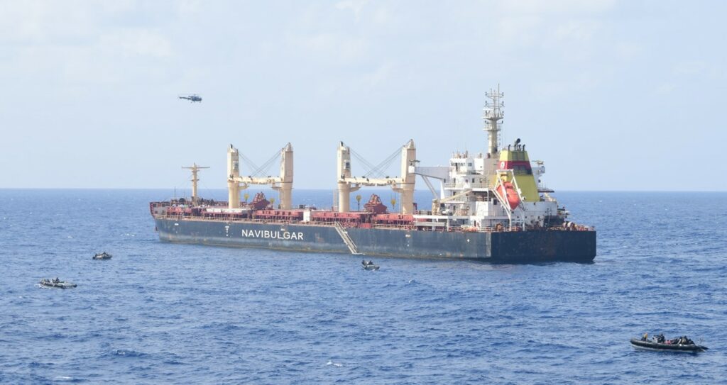Cornered 35 pirates surrender after Indian Navy frees hijacked ship Ruen
