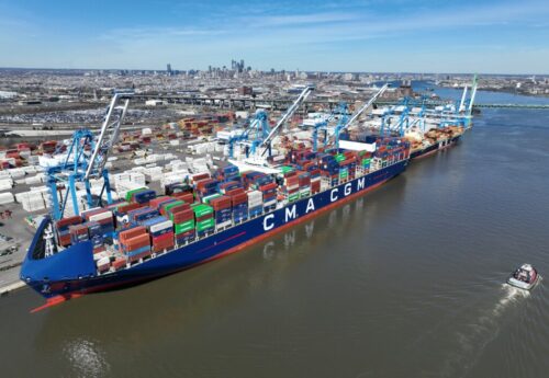CMA CGM’s Marco Polo largest ship to call in Port of Philadelphia