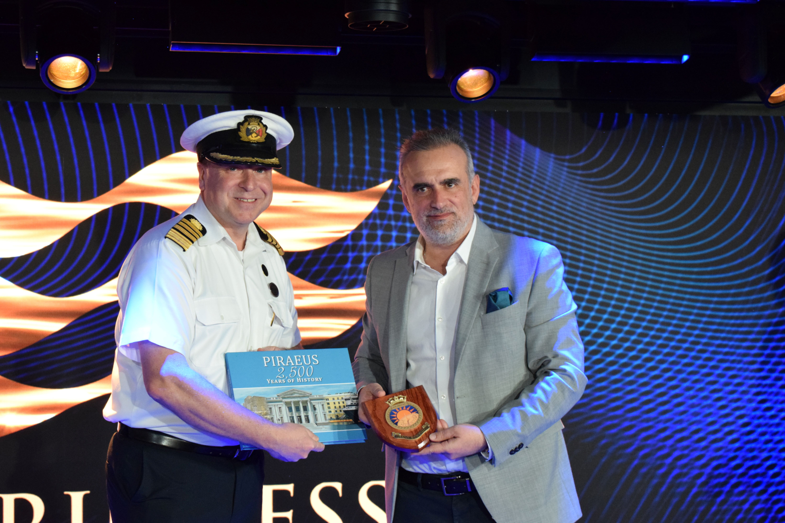 Port of Piraeus welcoming event for the new cruise ship Sun Princess