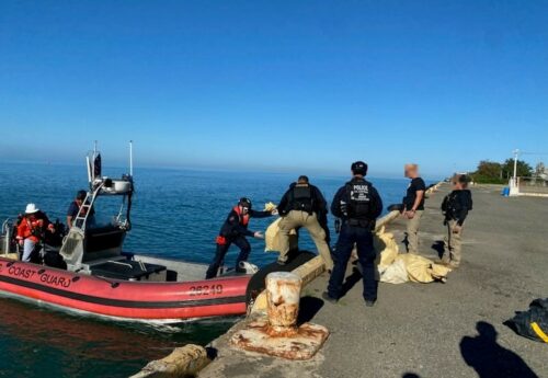 US Coast Guard offloads $4.5m cocaine seized in Caribbean Sea
