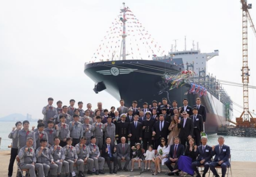 DH Shipbuilding succeeds in building 8,000 teu boxship trio