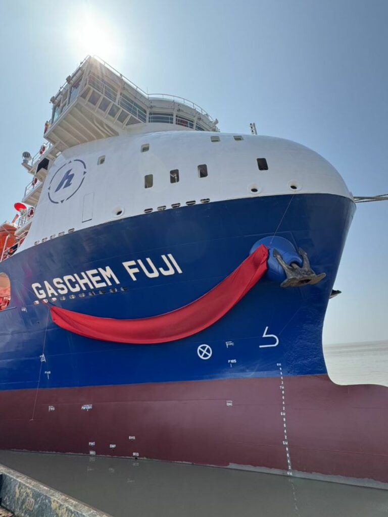 GasChem Services adds first of three LPG/ethylene carrier to fleet