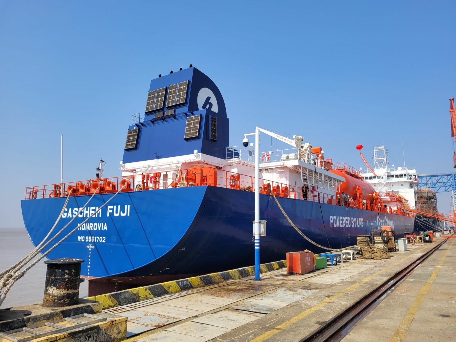 Gaschem Services Adds First Of Three Lpg Ethylene Carrier To Fleet 