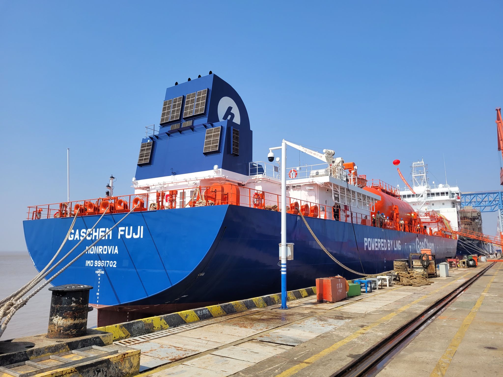 GasChem Services adds first of three LPG/ethylene carrier to fleet