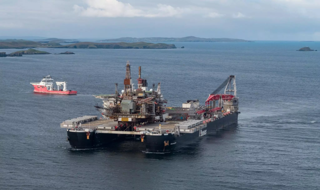 Pioneering Spirit heavylift offshore vessel