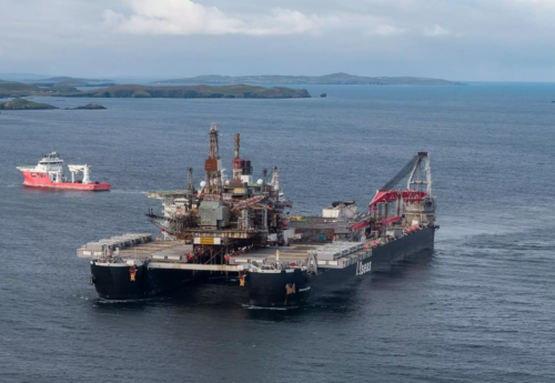 Pioneering Spirit heavylift offshore vessel