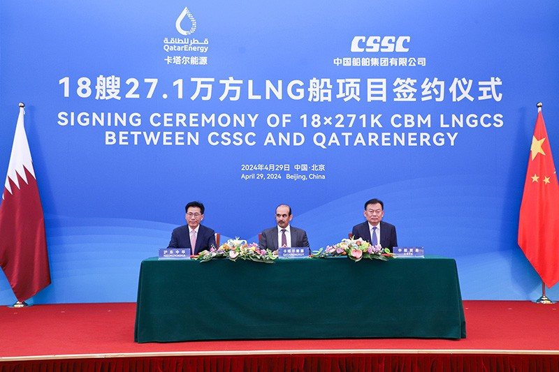 QatarEnergy boosts QC-Max LNG vessel orders to 18 at $6Bln cost