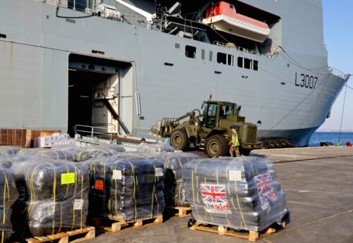 UK sends naval ship, announces maritime aid corridor support to boost aid for Gaza