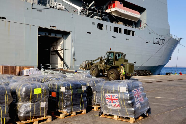 UK sends naval ship, announces maritime aid corridor support to boost aid for Gaza