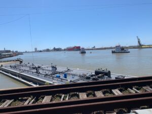 Barge collided Pelican Island Bridge in Texas