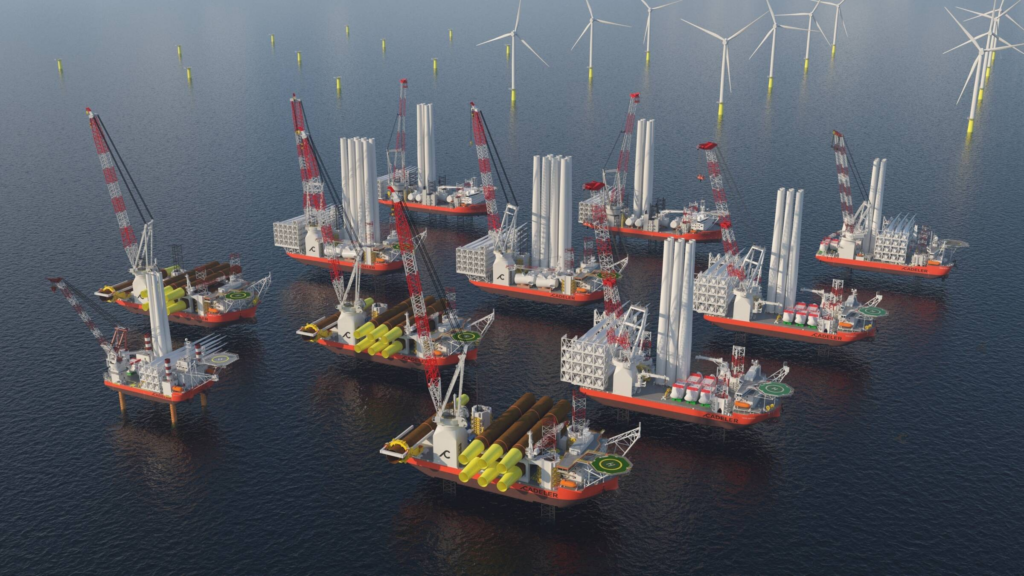 Cadeler presses on with wind farm installation vessel order at Cosco