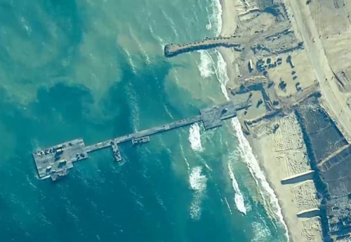 Gaza aid pier $300m worth to be repaired after heavy seas