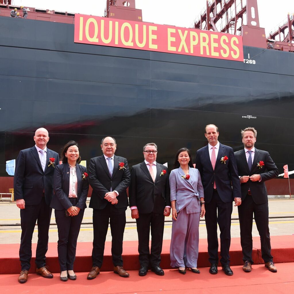 Hapag-Lloyd Held Naming Ceremony For “Singapore Express” and “Iquique Express”