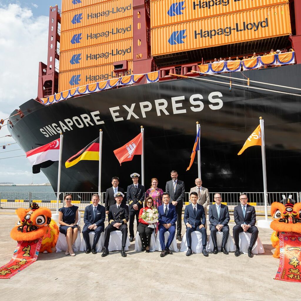 Hapag-Lloyd Held Naming Ceremony For “Singapore Express” and “Iquique Express”