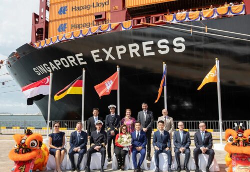 Hapag-Lloyd Held Naming Ceremony For “Singapore Express” and “Iquique Express”