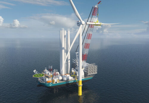 Havfram offshore wind installation