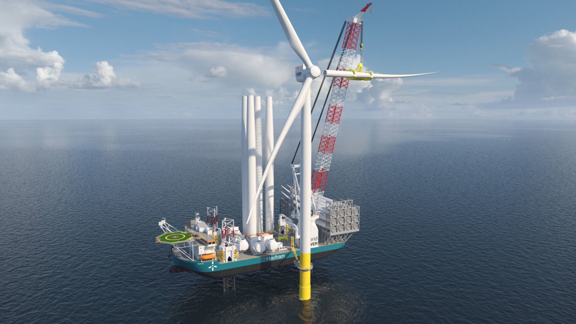 Havfram offshore wind installation
