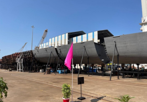 India holds keel laying for next generation offshore patrol vessels