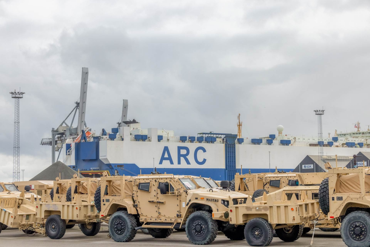 Americans are coming: Temporary military area at Aarhus Port | Port ...