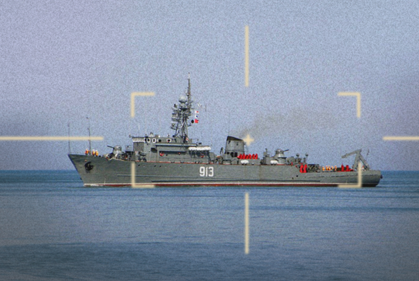 Ukraine Says Russian Black Sea fleet lost a warship