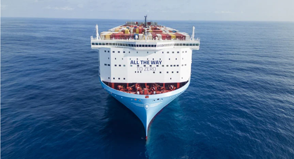 Maersk invites public to tour green boxship after name-giving event