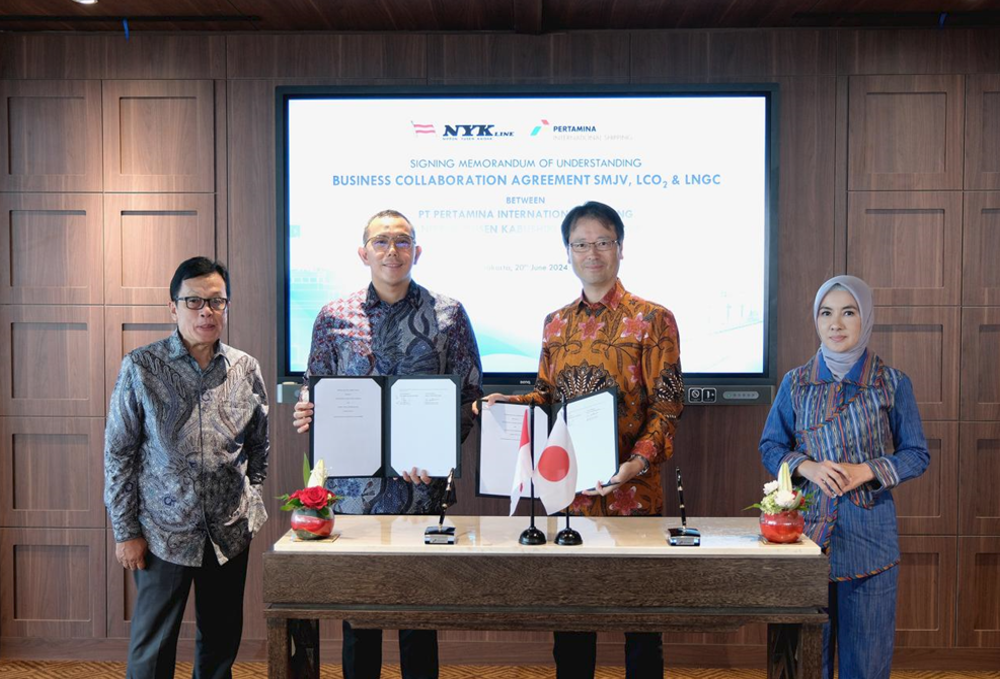 NYK and Pertamina ink LCO2, LNG, ship management deal