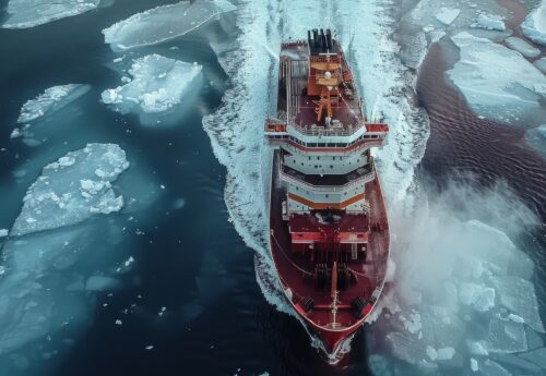 Shining a light on the increase of Arctic Shipping over 10 years