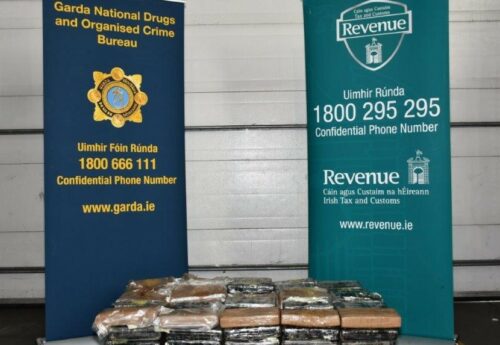 Cocaine worth over €10m seized at Dublin Port after joint operation