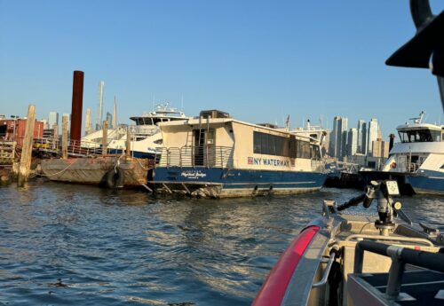 Passengers evacuated after NY Waterway ferry suffers onboard fire