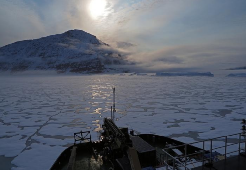 Icebreaker Oden first vessel to reach remote North Greenland fjord