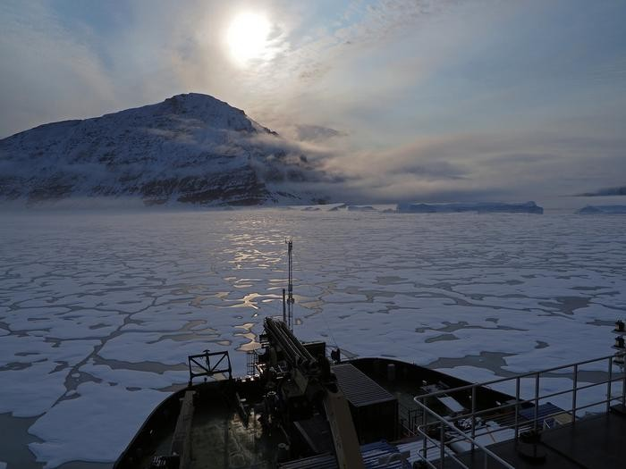 Icebreaker Oden first vessel to reach remote North Greenland fjord