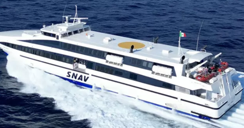 Intermarine delivers high-speed ferry to MSC’s Group SNAV