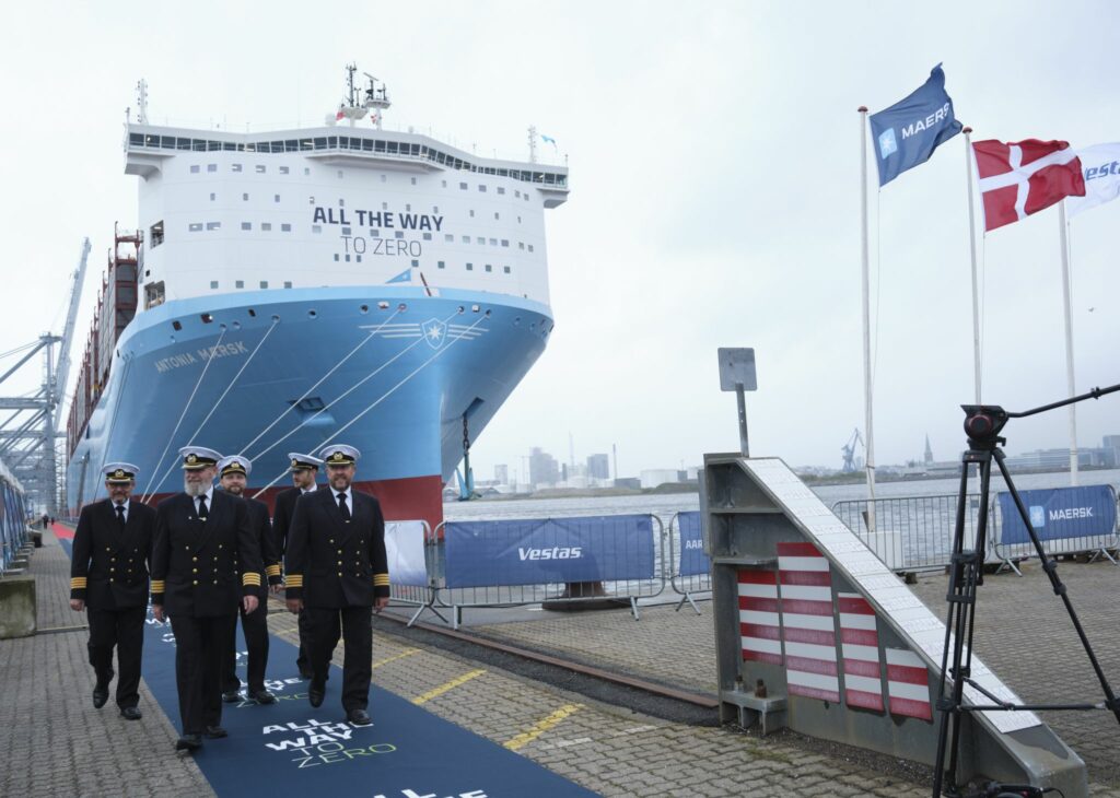 Maersk Names Third Large Methanol Dual-Fuel Boxship in Aarhus