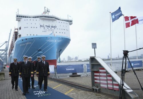 Maersk Names Third Large Methanol Dual-Fuel Boxship in Aarhus