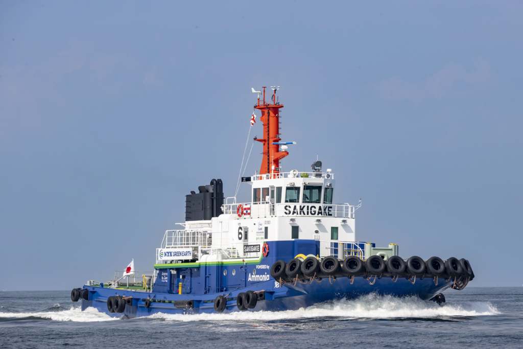 NYK Completes World’s First Commercial-Use Ammonia-Fuelled Tugboat