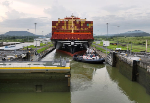 MSC Boxship Sets Record for Panama Canal Largest Cargo Capacity