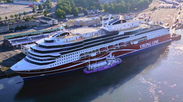 Viking Line on Baltic Sea with LBG biogas, Ships Can 90% Lower Emissions