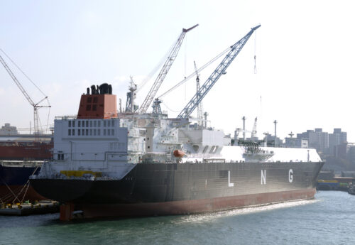 LNG carrier ship for natural gas transportation