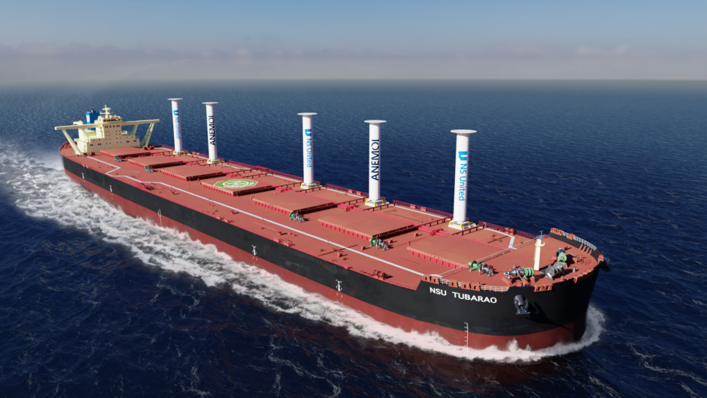 NS United to install anemoi rotor sails on Valemax VLOC