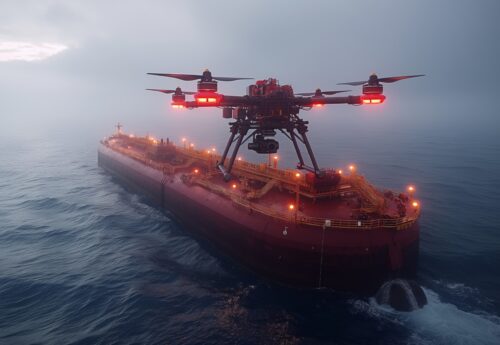 Ship’s officer arrested, fined after flying drone over Norwegian port