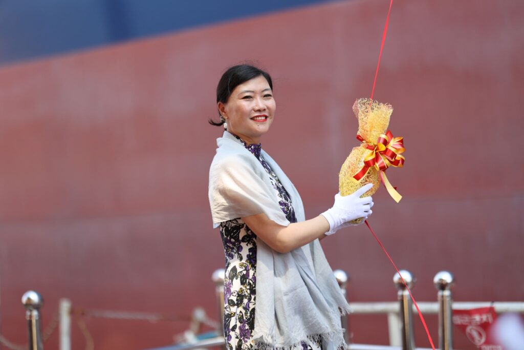 GasLog celebrates Hanwha’s LNG carrier naming ceremony