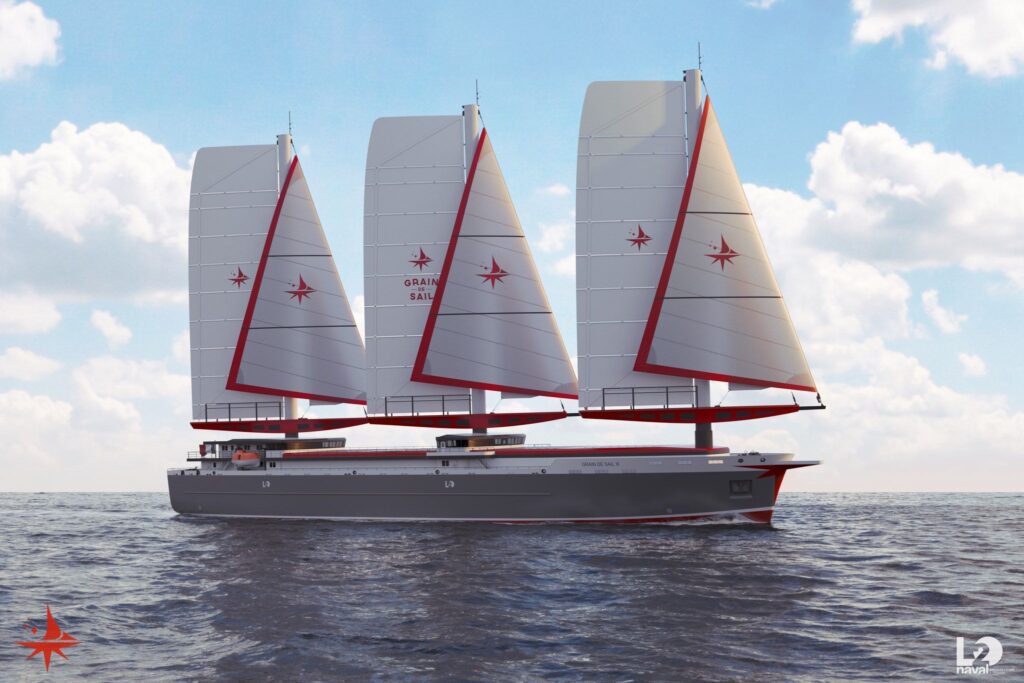 French Grain de Sail unveils plans for new cargo sailboat