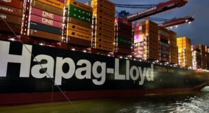 Hapag Lloyd vessel at Hamburg 29.10.24