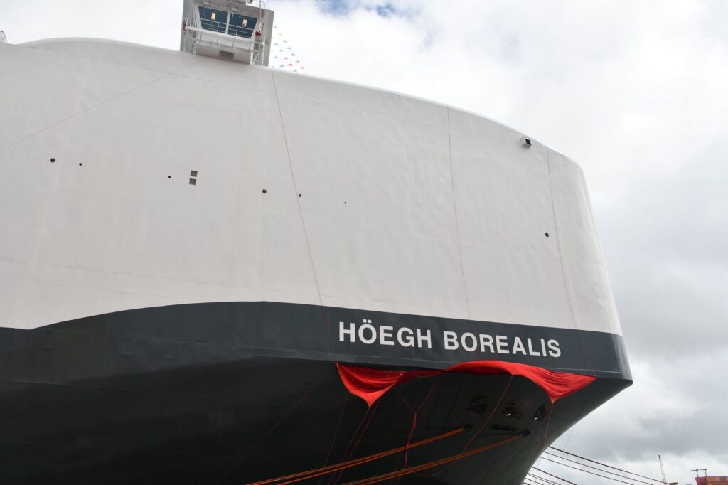 Second of 12 Aurora-Class PCTC Joins Höegh Autoliners Fleet