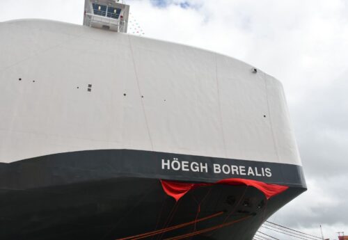 Second of 12 Aurora-Class PCTC Joins Höegh Autoliners Fleet