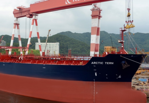 K Shipbuilding’s first 50,000 DWT LNG dual-fuel MR tanker delivered to LR Class